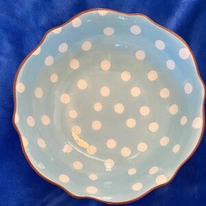 Polka Dot Ceramic Serving Bowl